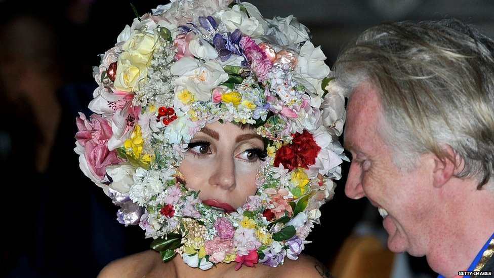 Леди Гага на Лондонской неделе моды 2012
