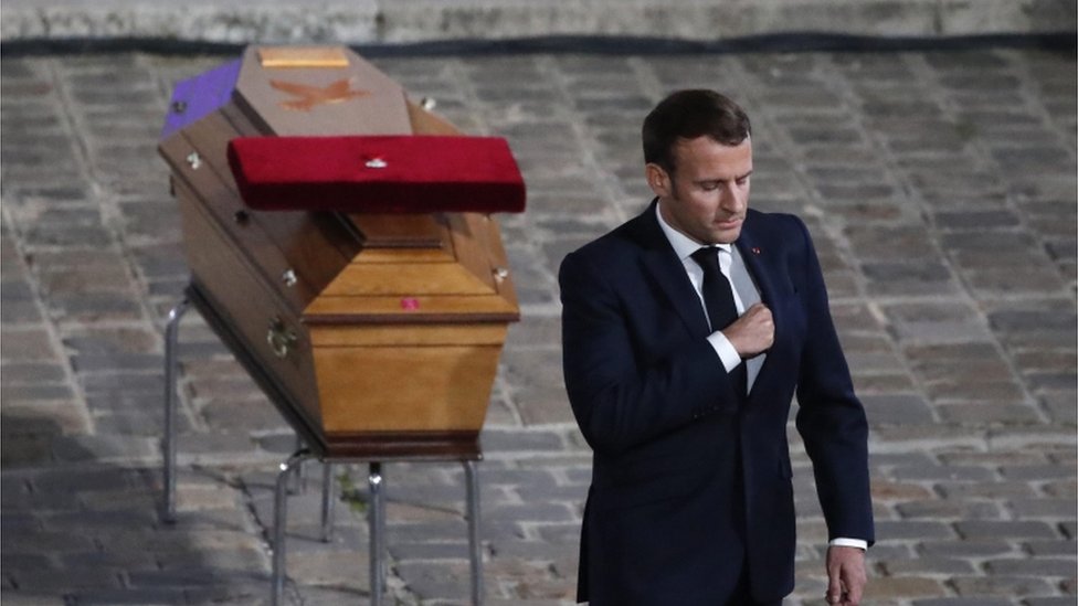 Macron le rindió homenaje a Samuel Paty
