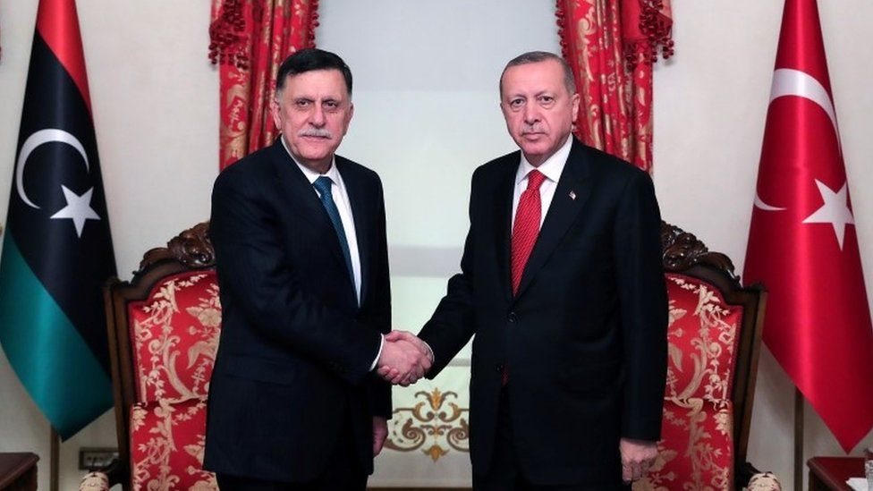 Fayez al-Serraj,y Erdogan