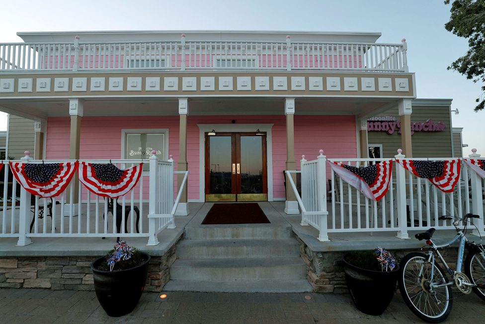 Exterior del burdel Bunny Ranch.