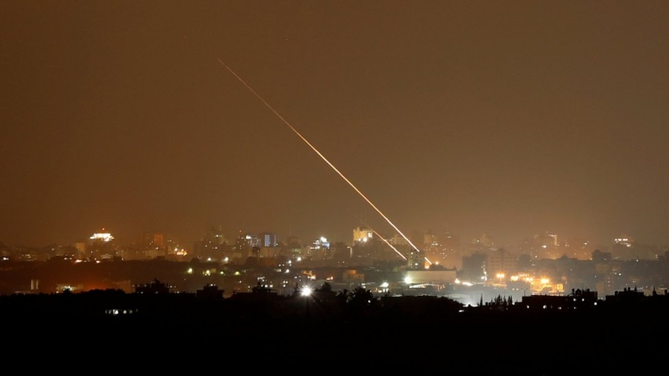 Gazze Şeridi'nden atılan Hamas roketleri