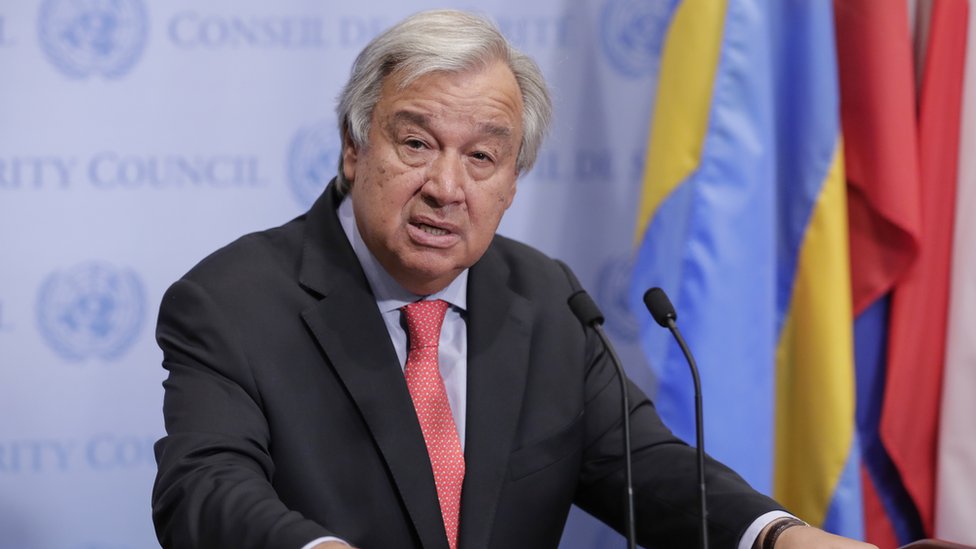 UN Genel Sekteteri Antonio Guterres
