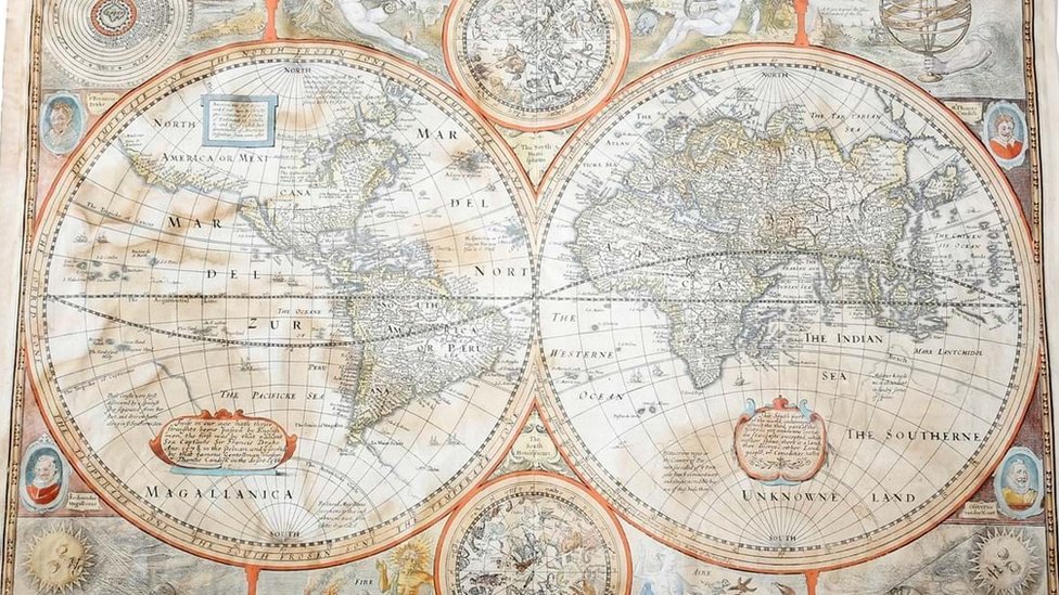 Карта мира Джона Спида