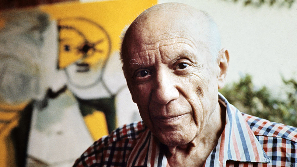 Pablo Picasso fue de los primeros artistas en alabar el trabajo de Cézanne. Fotografía del pinto Pablo Picasso.