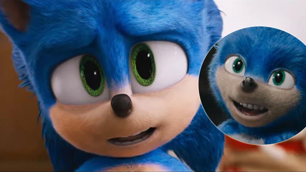 Sonic movie: New trailer shows redesigned hedgehog after fan