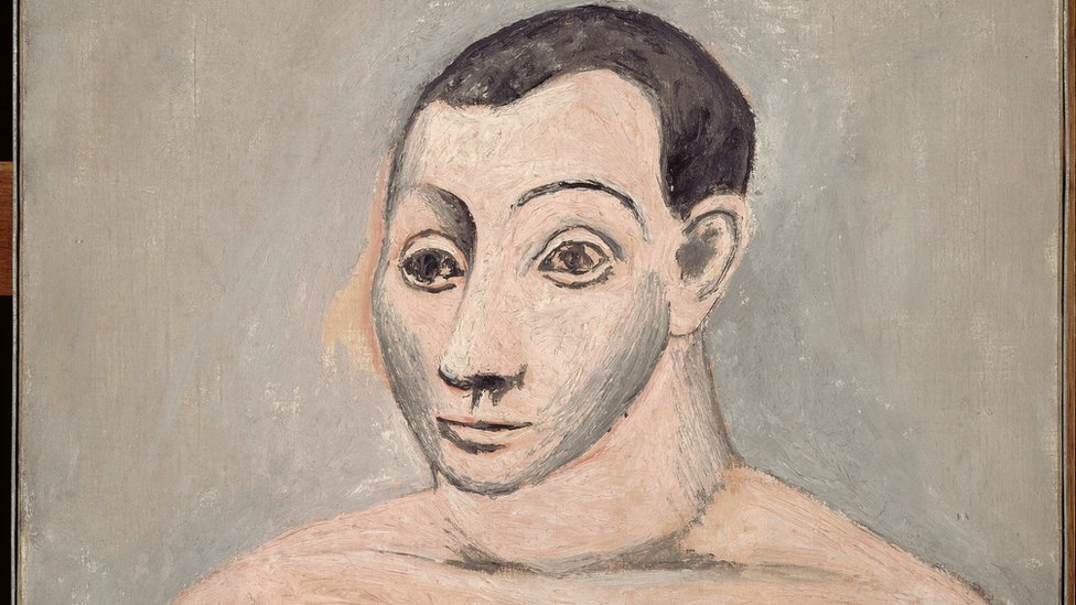 Obra: "Autorretrato", óleo sobre lienzo, Pablo Picasso, 1906 Obra: "Autorretrato", óleo sobre lienzo, Pablo Picasso, 1906