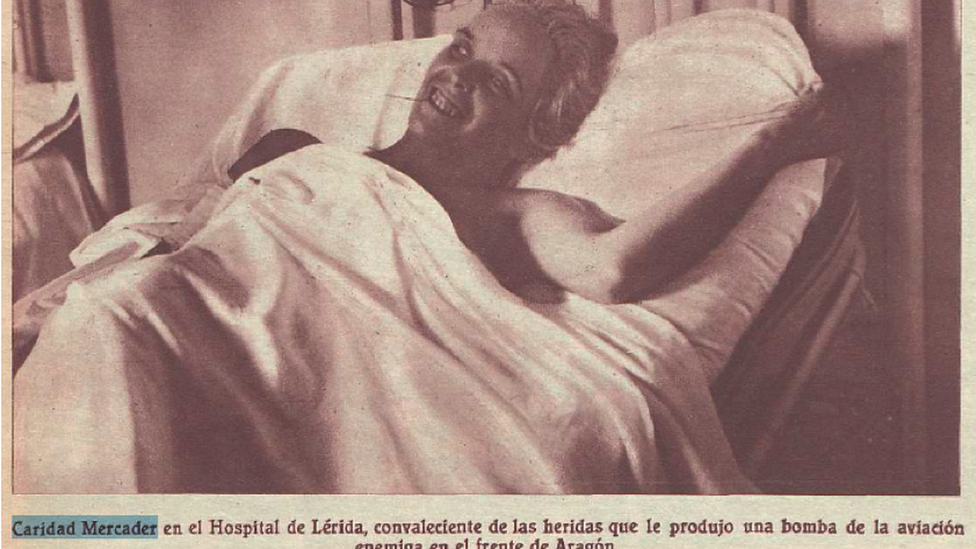 Caridad, finales de julio de 1936. Caridad Mercader