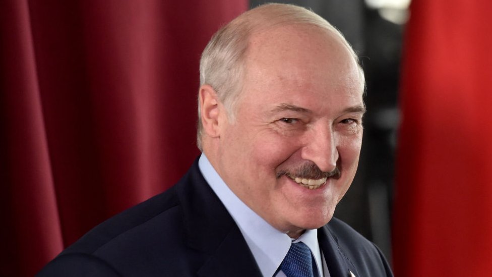 Alexander Lukashenko este domingo.