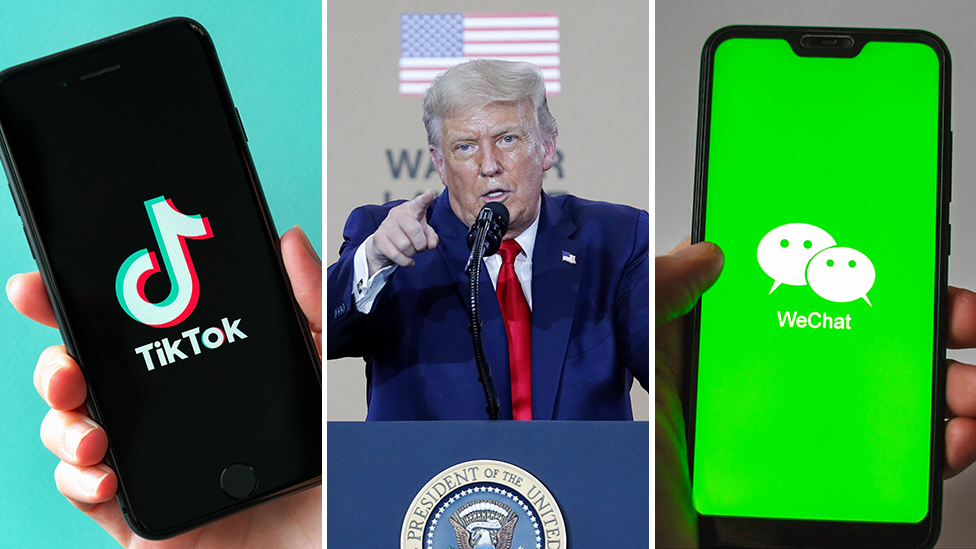 El gobierno de Trump prohíbe descargar las apps chinas TikTok y WeChat en EE.UU. a partir del domingo - BBC News Mundo