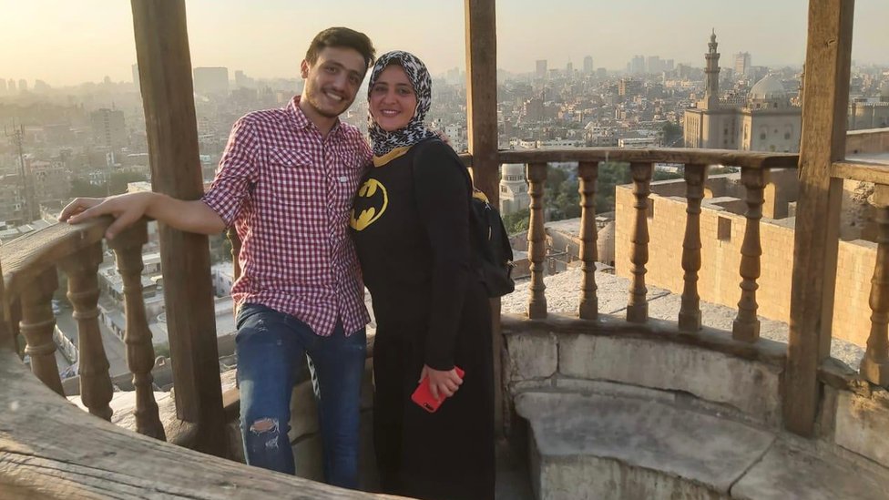 فاطمة وحسام في قلعة محمد علي بالقاهرة