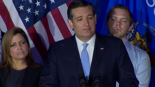 US election: Ted Cruz boosted by Wisconsin win - BBC News