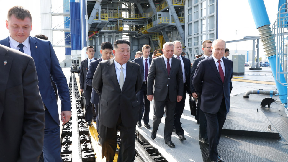 去年11月，金正恩訪問了俄羅斯主要的太空設施，之後平壤得以發射衛星。