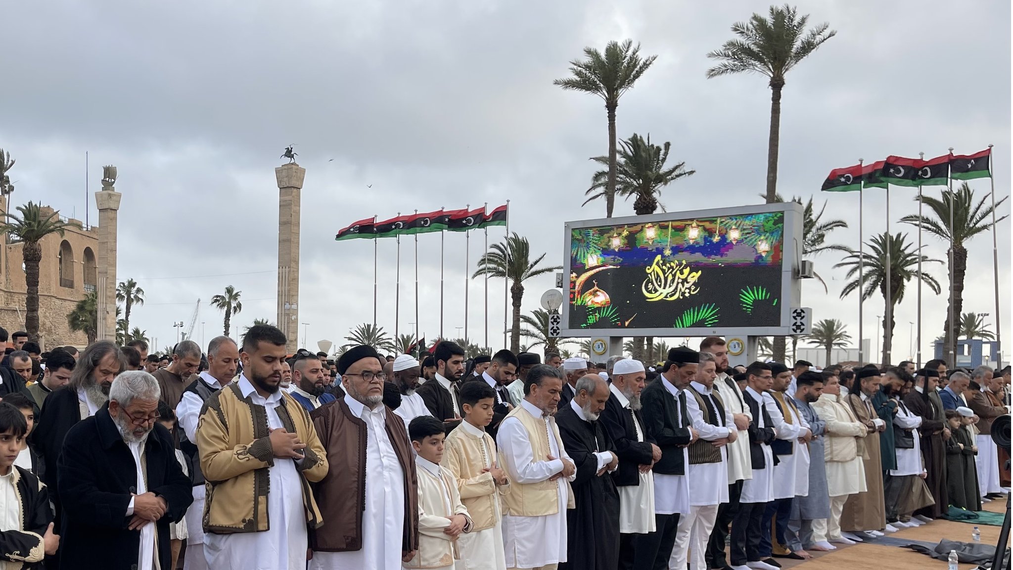 صلاة العيد في طرابلس