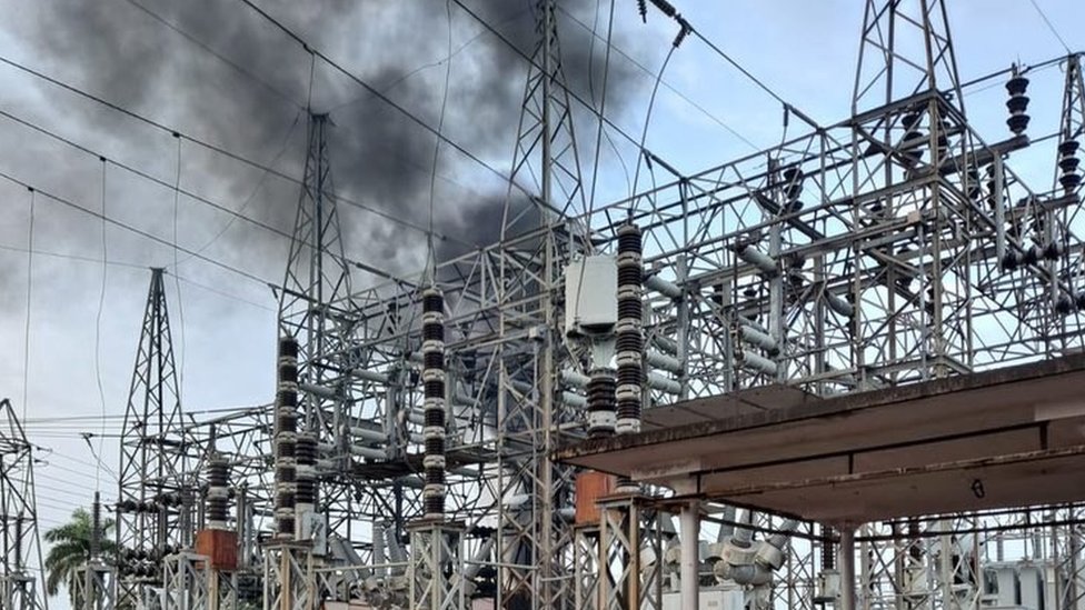 Puerto Rico blackout after fire at power station