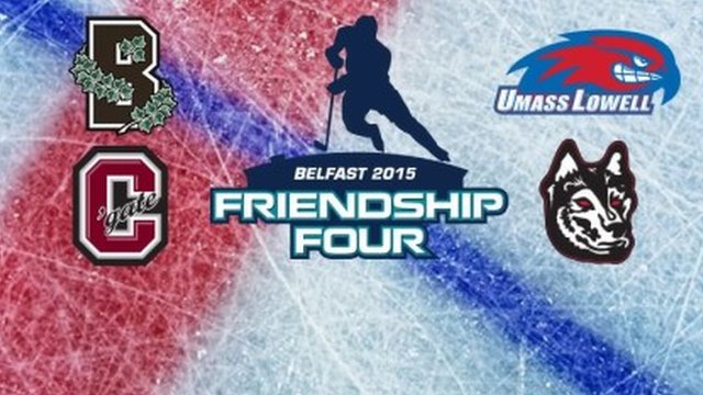 Friendship four NCAA ice hockey tournament logo