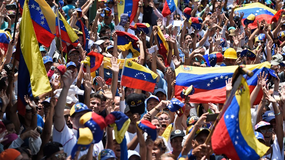 Movilizaciones en contra de Maduro.