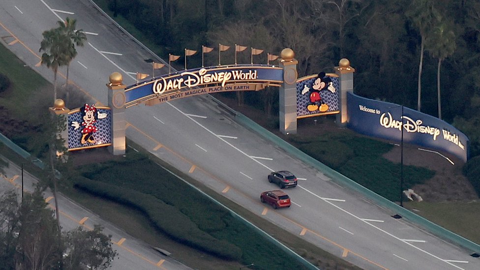 An entrance at Walt Disney World