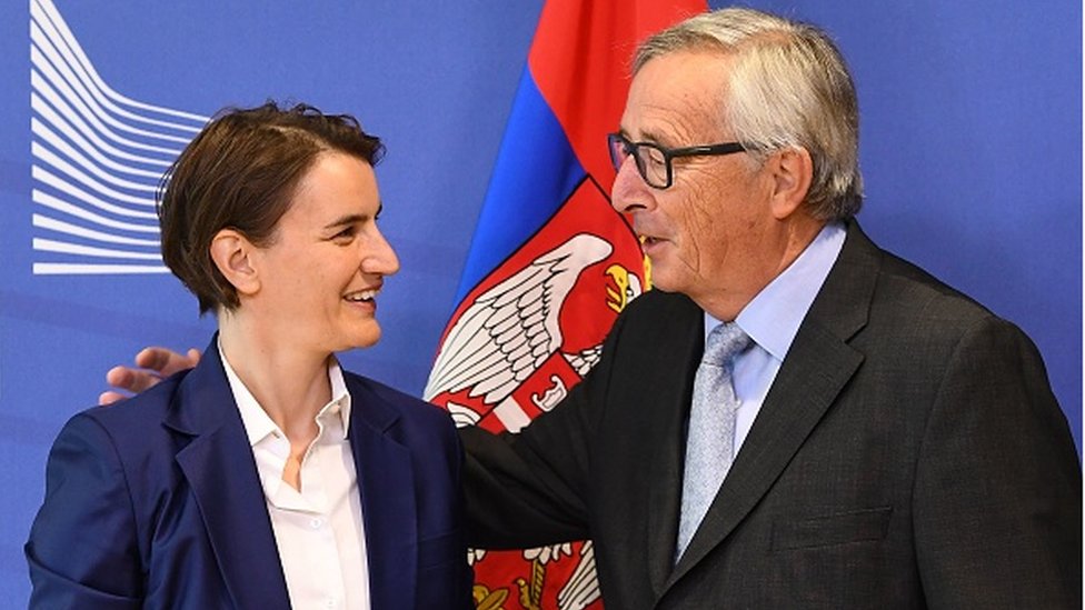 Ana Brnabić i Žan-Klod Junker