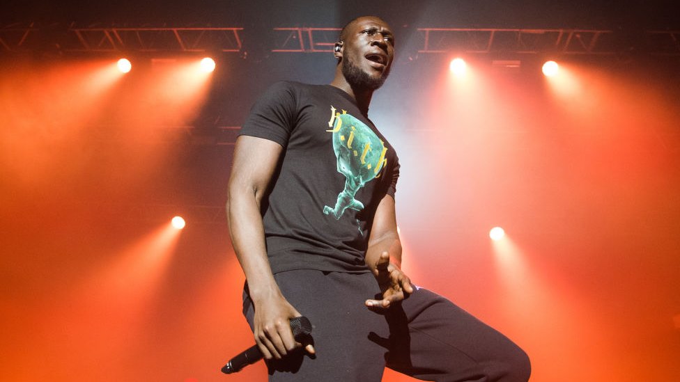 Stormzy during a show in France on 29 February