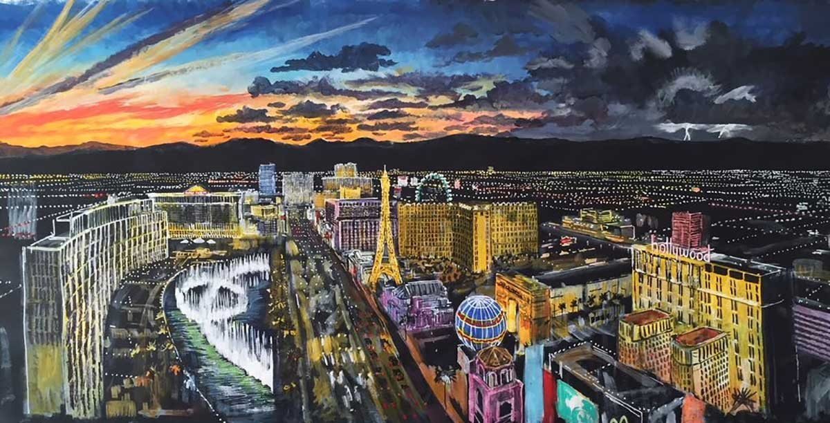 Pintura de Las Vegas