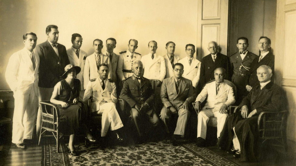 Comisión mixta de desmilitarización de la frontera en junio de 1934