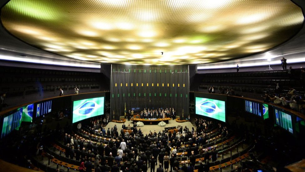 Si Temer es destituido es posible que el Congreso tenga que nombrar un presidente interino. Congreso de Brasil.