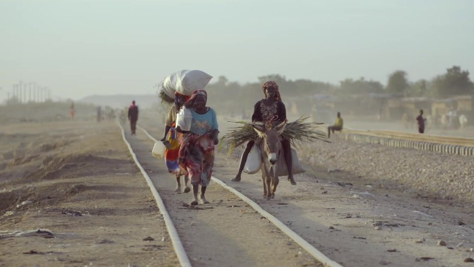 Pobreza, marginalidad y la insalubridad son parte de los problemas que viven a diario los habitantes de los campamentos. Campamento de Kalma.