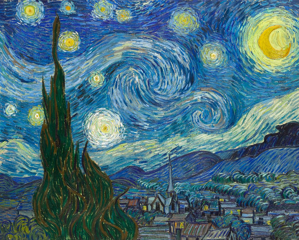 "Noche estrellada" de Van Gogh