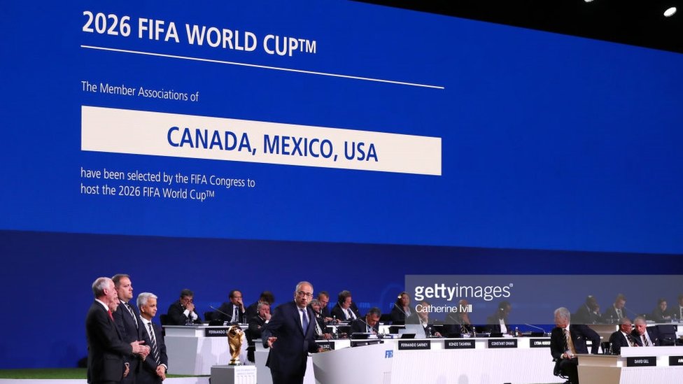 World Cup 2026: Canada, Mỹ và Mexico giành quyền đăng cai - BBC News Tiếng  Việt