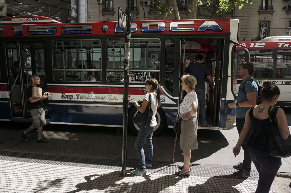 Autobús urbano en Buenos Aires