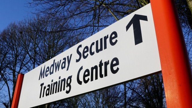 Medway Secure Training Centre sign