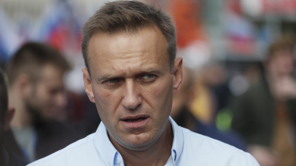 Alexei Navalny en una manifestación en Moscú el pasado 20 de julio.