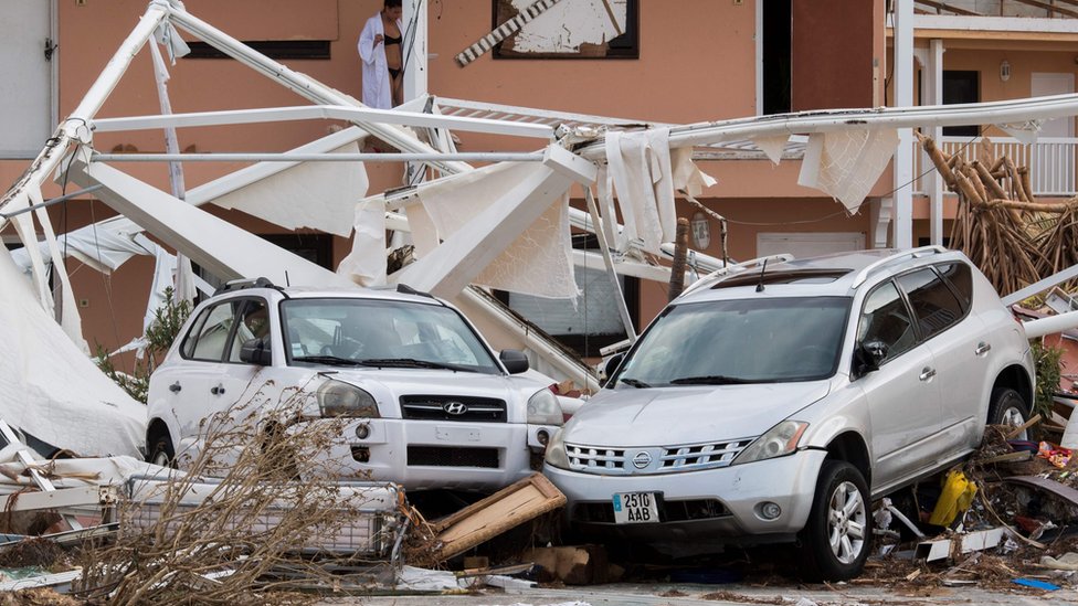La estela de devastación dejada por Irma en el Caribe es inmensa. Daños del huracán Irma