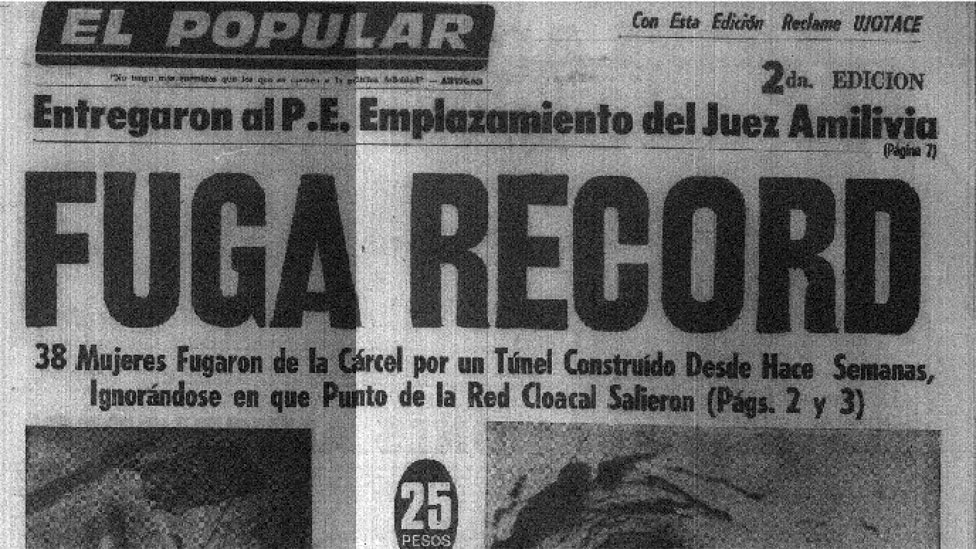 La portada del diario El Popular, con la noticia que sorprendió a los uruguayos en julio de 1971.