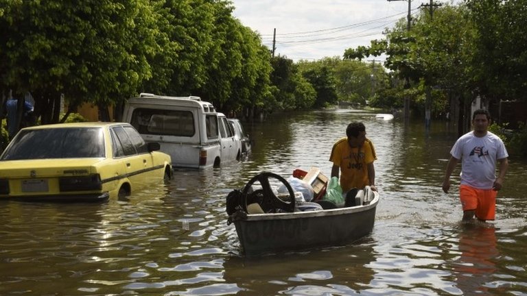 Paraguay Argentina Brazil and Uruguay flooding displaces 150 000