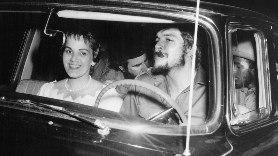 Che Guevara y Aleida March el día de su boda en La Habana, en junio de 1959. Imagen antigua del Che Guevara y Aleida March el día de su boda en La Habana, en junio de 1959.