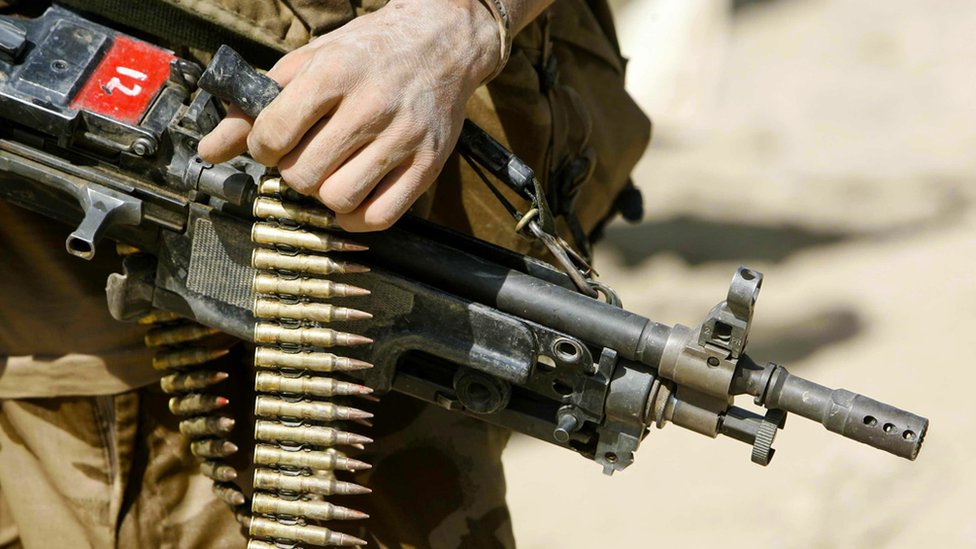 جندي بريطاني في أفغانستان 2007.