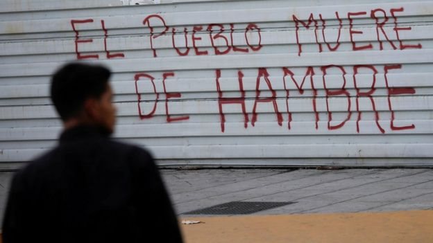 Cartel en Caracas de 