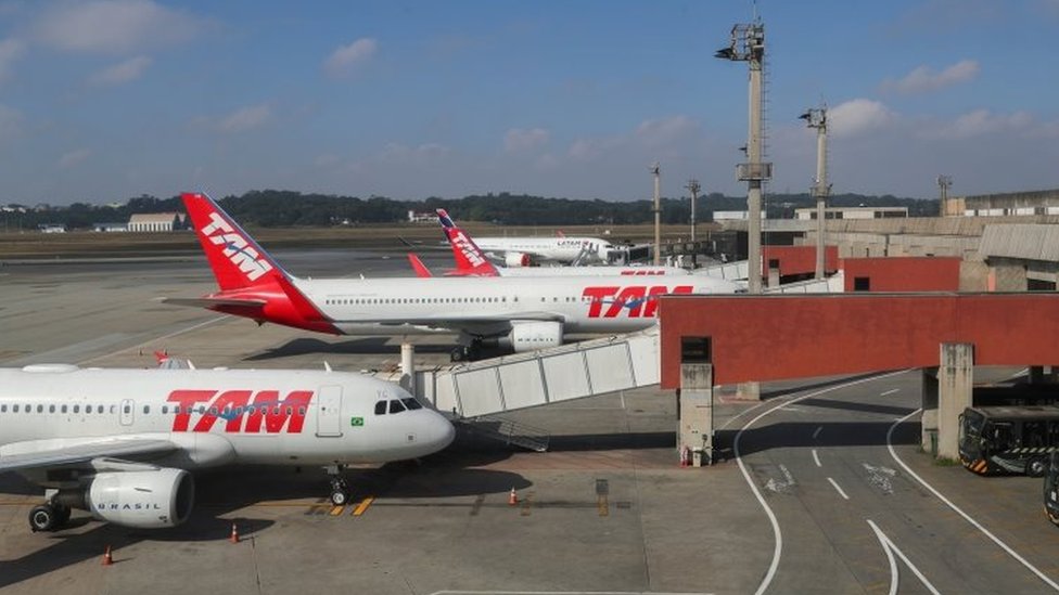 Aviones en Brasil.