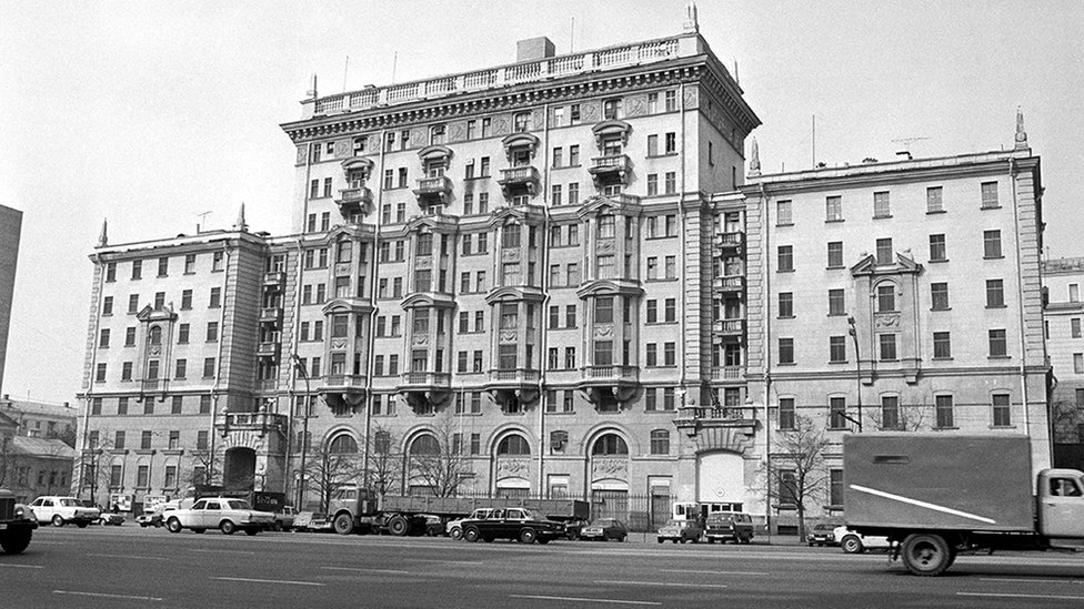 1983年，美國在莫斯科的大使館