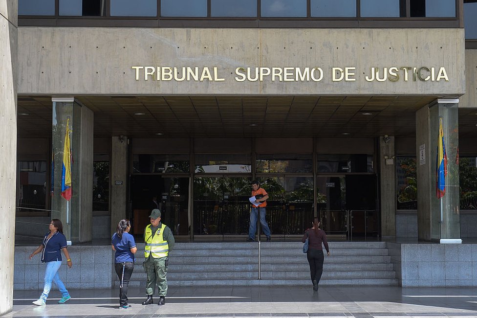 El Tribunal Supremo de Justicia de Venezuela vuelve a estar en el centro de la polémica. Edificio del Tribunal Supremo de Justicia de Venezuela en Caracas