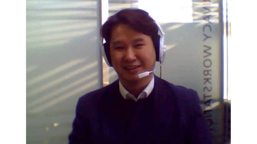 Profesor Kim Jong-Yeon en Daegu, Corea del Sur.