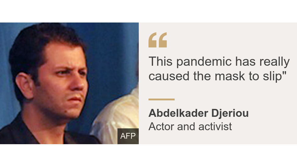 الممثل والناشط الجزائري عبد القادر جريو يقول إن وباء كورونا كشف الوجه الحقيقي للمجتمع الجزائري