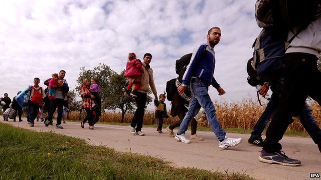refugees at border