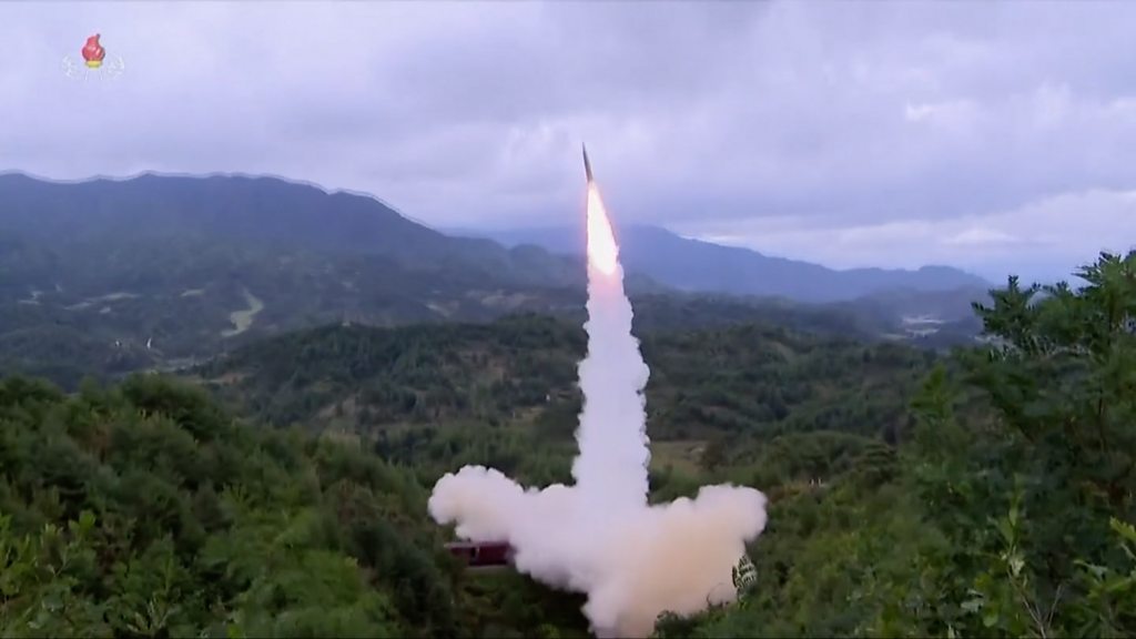 North Korea reveals train-launched missile system