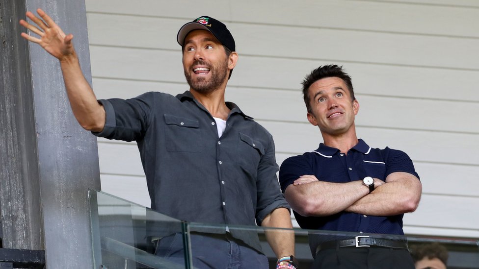 Ryan Reynolds and Rob McElhenney nominated for Wrexham award after football  club takeover