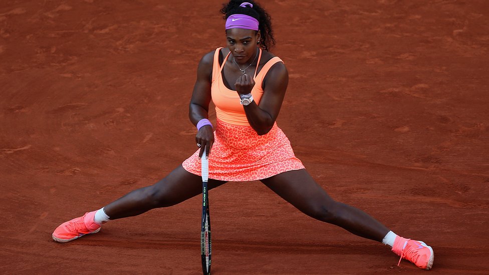 Serene Williams ha completado en su carrera dos "Serena Slams", poseer los cuatro grandes títulos al mismo tiempo. Serena Williams en Roland Garros