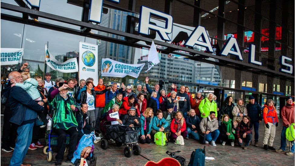 Hollandalı iklim eylemcileri Glasgow'a doğru yola çıkmaya hazırlanıyor