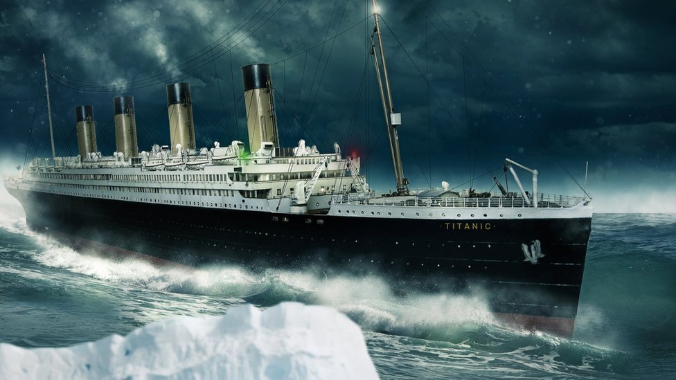 Ilustración del Titanic