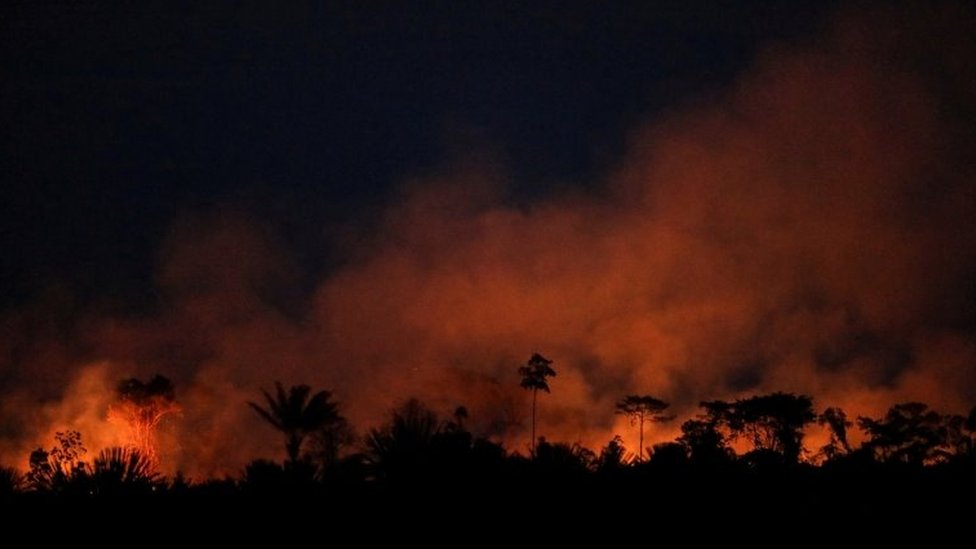 incêndio na Amazônia em agosto deste ano